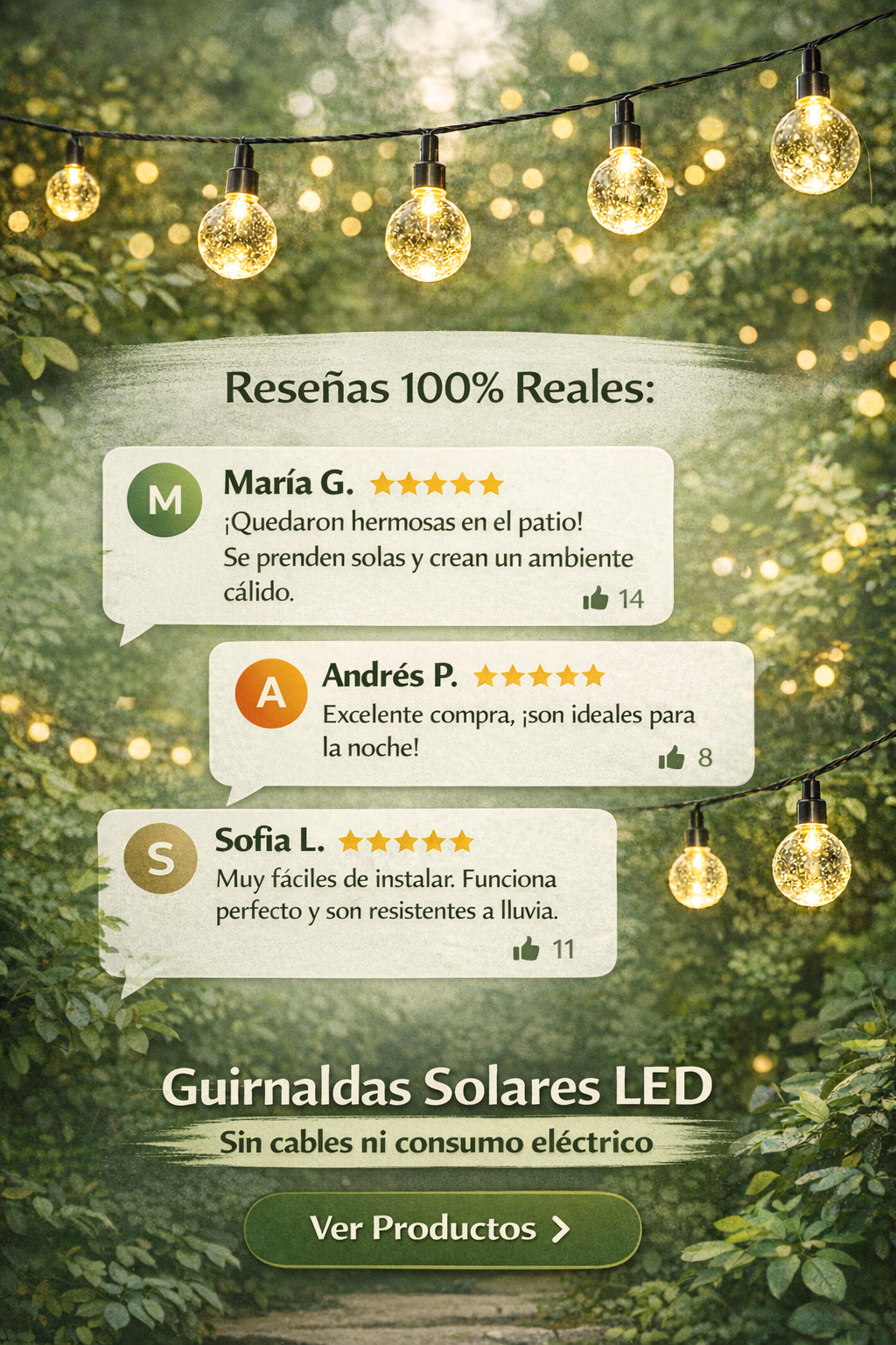 2x1 + Envíos gratis en Guirnaldas Led de Exterior