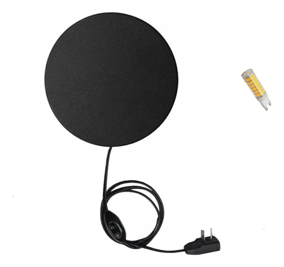 Eclipse Led G9 Aplique Circular 20cm Con Tecla Moderno Deco