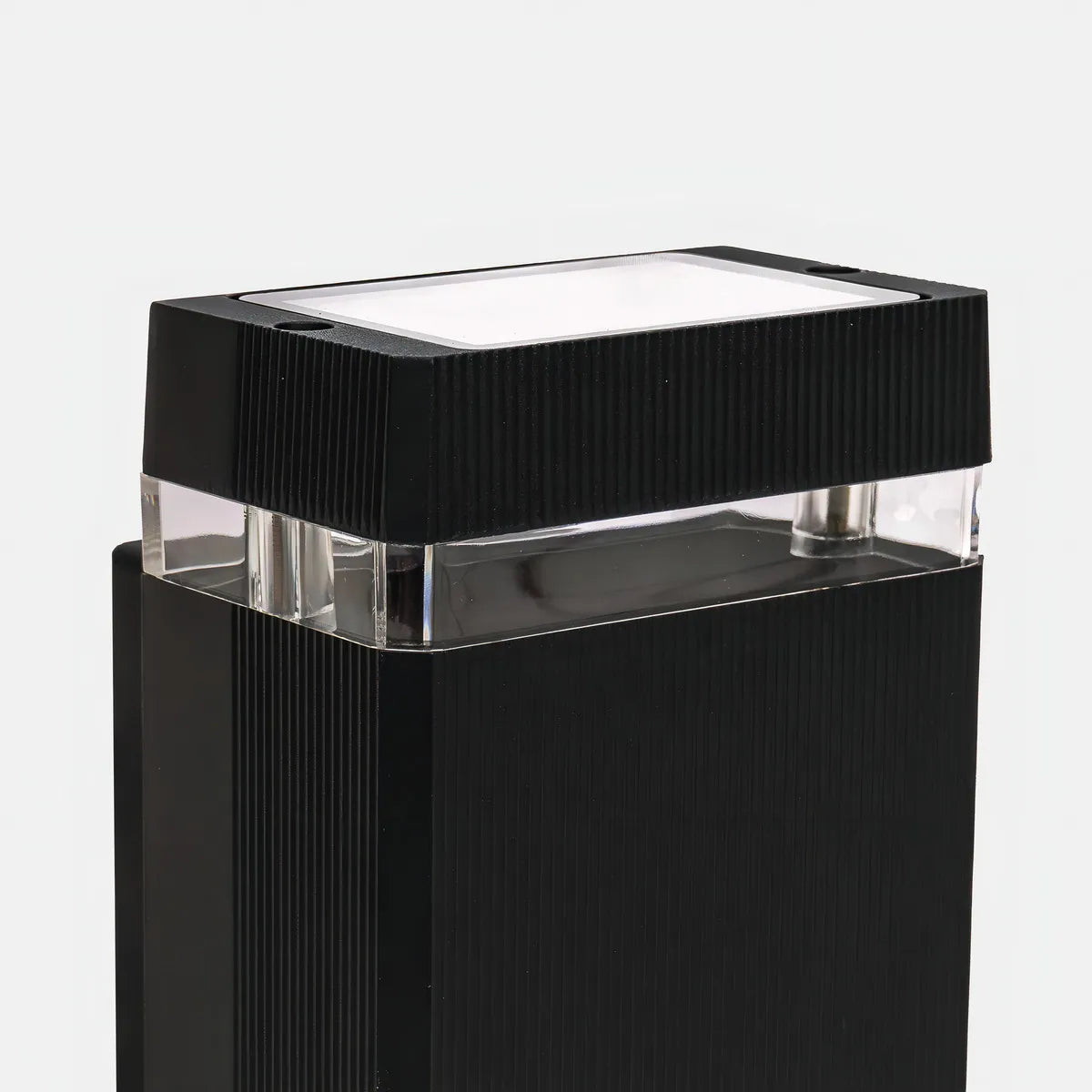 Aplique Pared Exterior LED Aluminio Negro 23cm 180° Iluminación