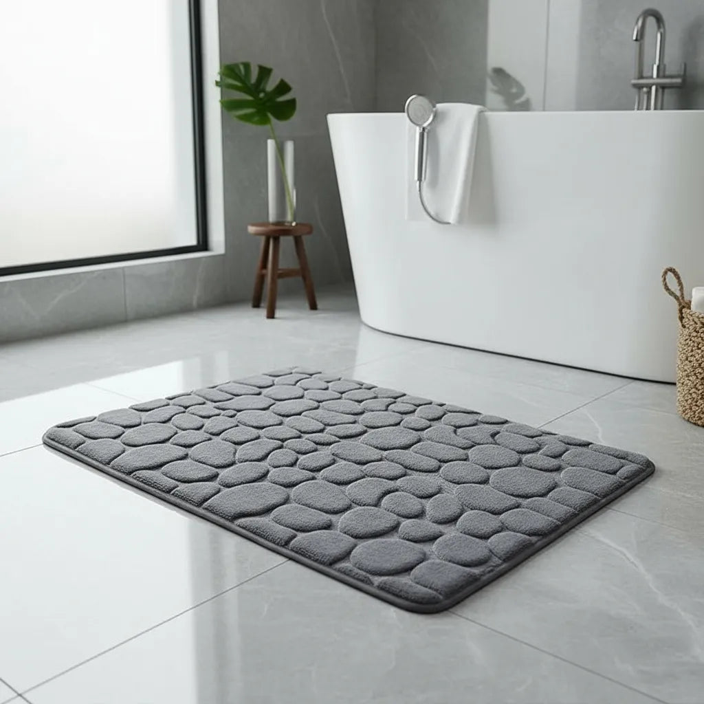Alfombra De Baño Antideslizante Microfibra