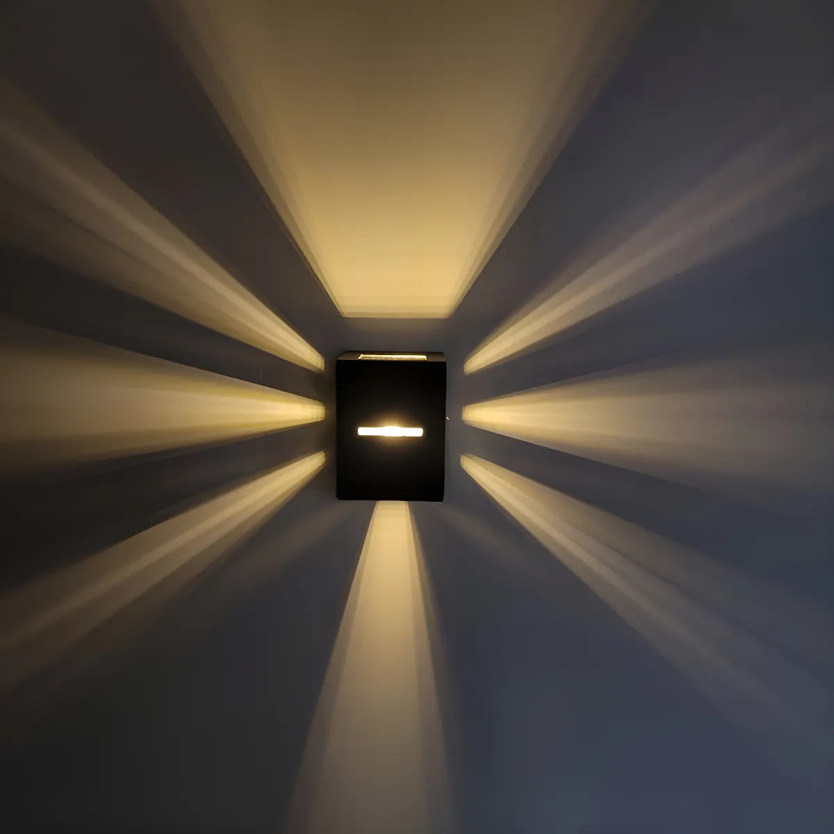 Aplique Multidireccional Exterior Negro