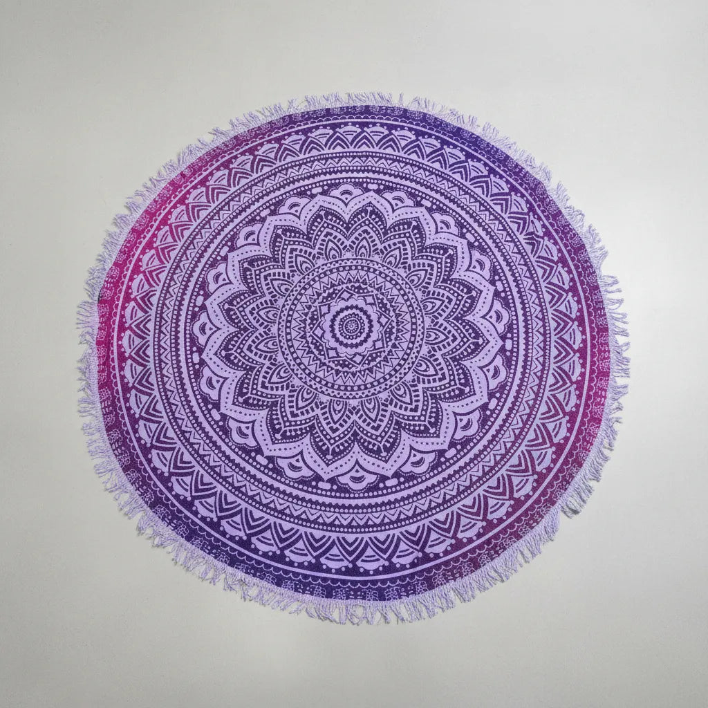 Toallon Toalla Playero Mandala 100% Poliester 150cm