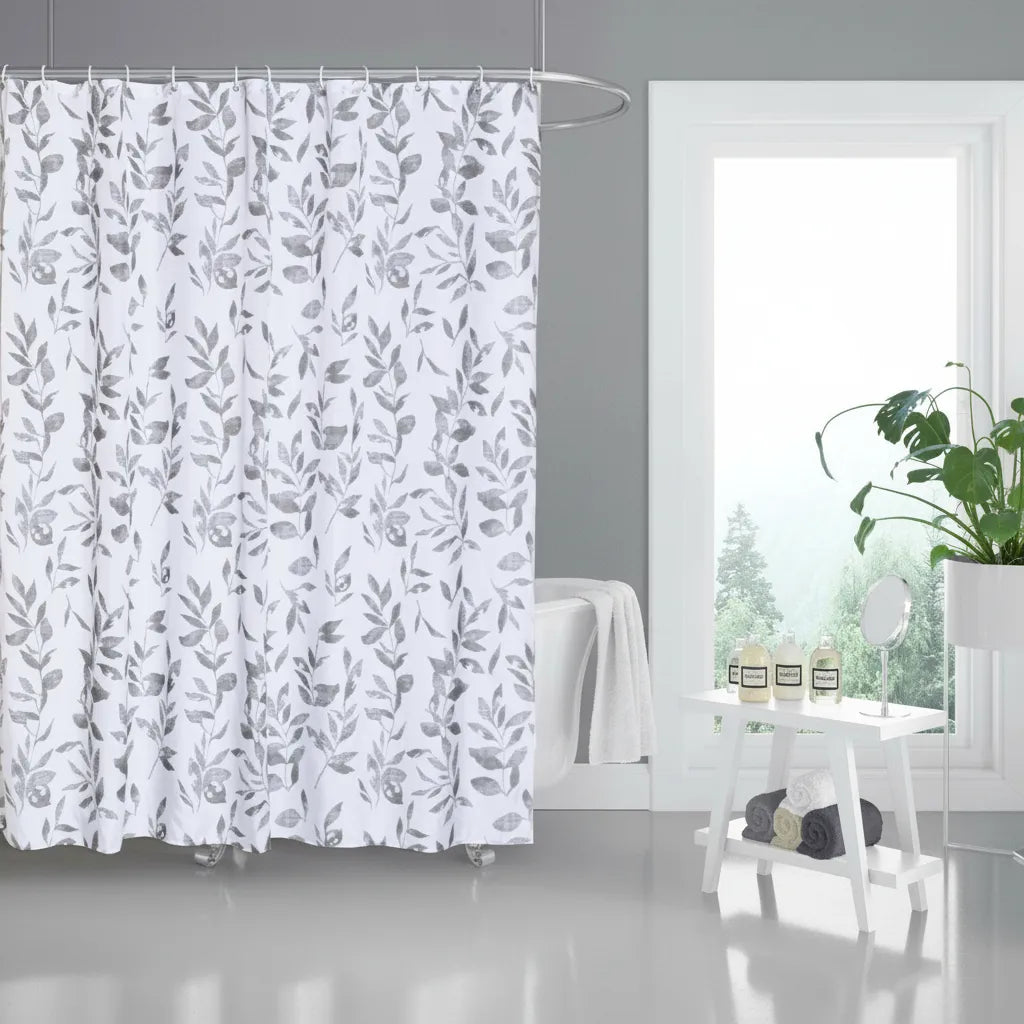 Cortina De Baño Teflón Estampada Impermeable Tela Premium