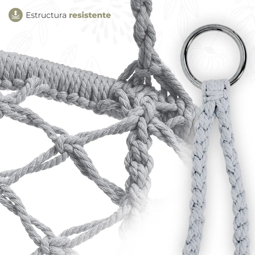 Silla Sillon Colgante Hamaca Paraguaya Estilo Bohemio