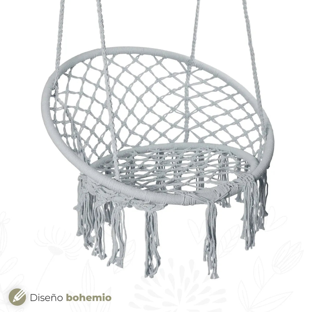 Silla Sillon Colgante Hamaca Paraguaya Estilo Bohemio