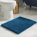 Alfombra Baño Shaggy Flecos Premium 40 X 60 Blanco
